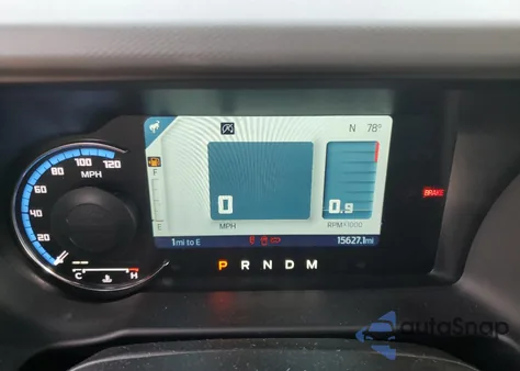 2024 Ford Bronco Black Diamond z USA, uszkodzony, nr VIN 1FMDE1BH6RLA31465